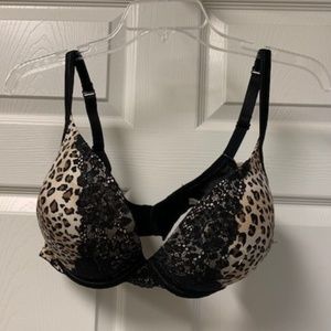 NWT LANE BRYANT LEOPARD AND LACE BRA 40DD
